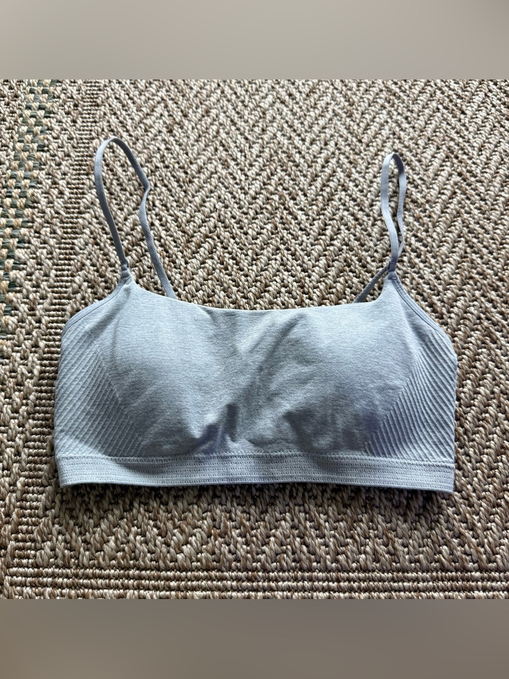 Auden Gray Bralette with Removable Padding